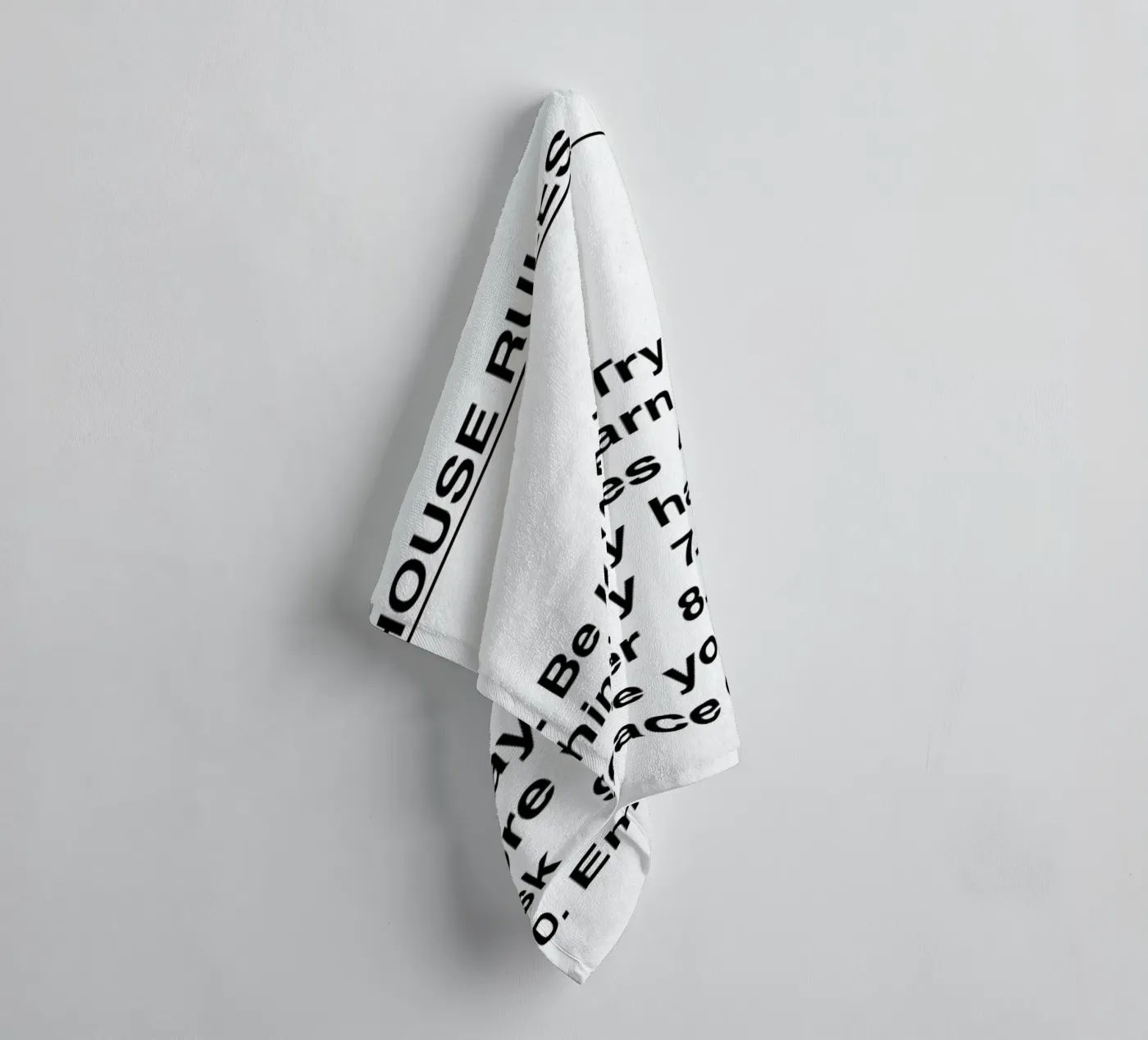 House Rules badhanddoek van The Native State