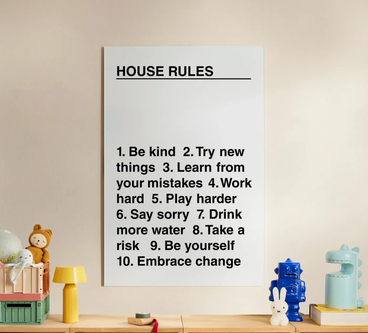 House Rules plexiglass da The Native State