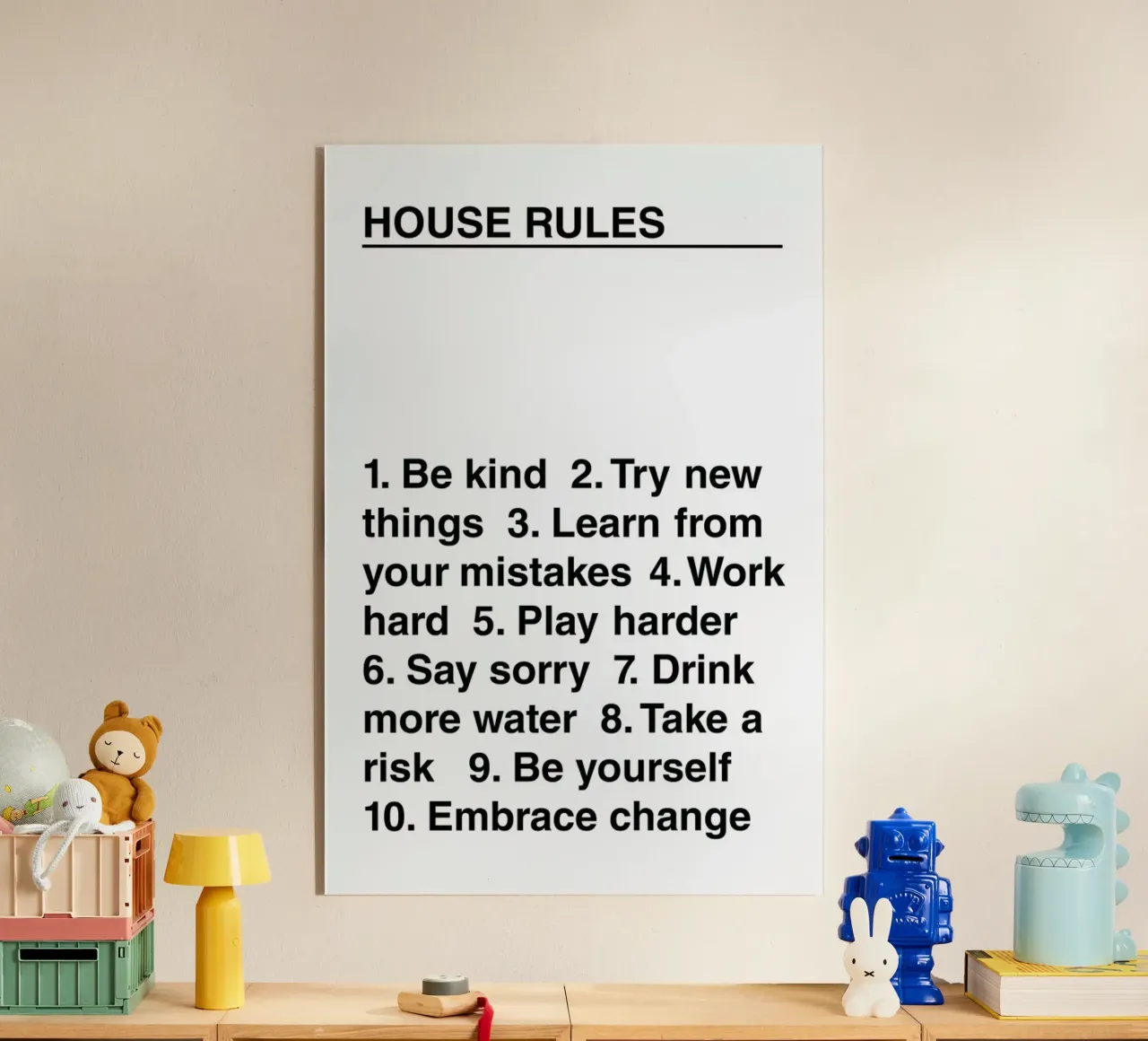 House Rules plexiglass da The Native State