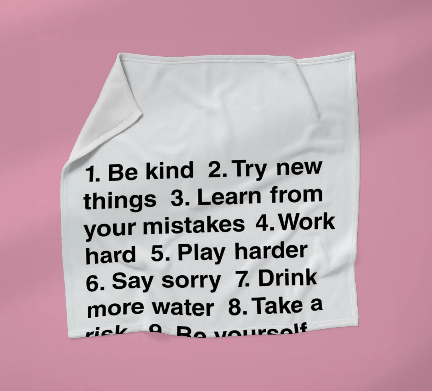 House Rules Fleecedecke von The Native State