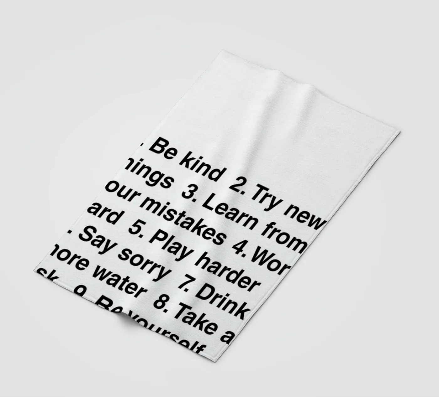 House Rules Fleecedecke von The Native State