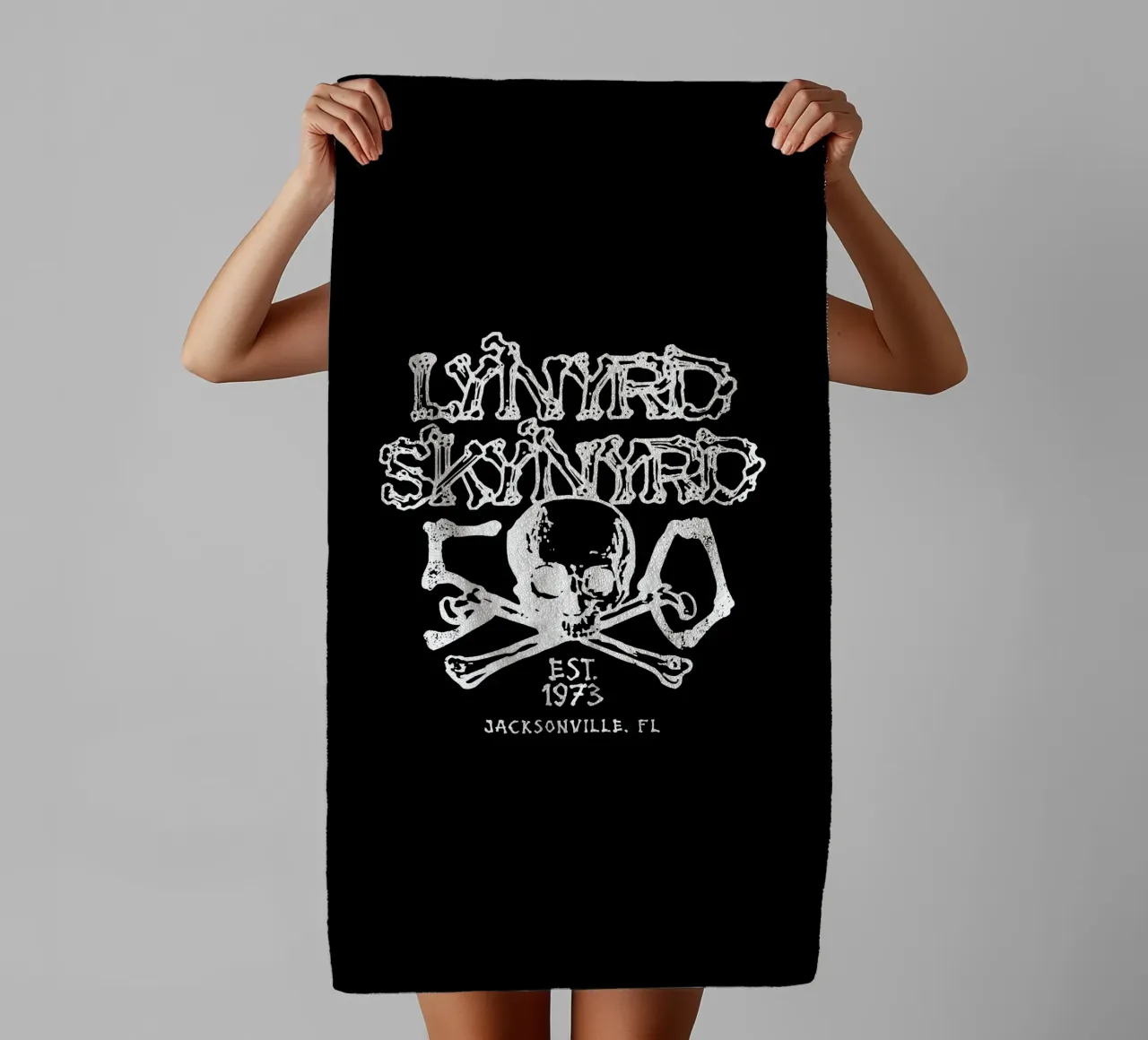 Lynyrd Skynyrd 50 jaar V2 badhanddoek van heatherloulin