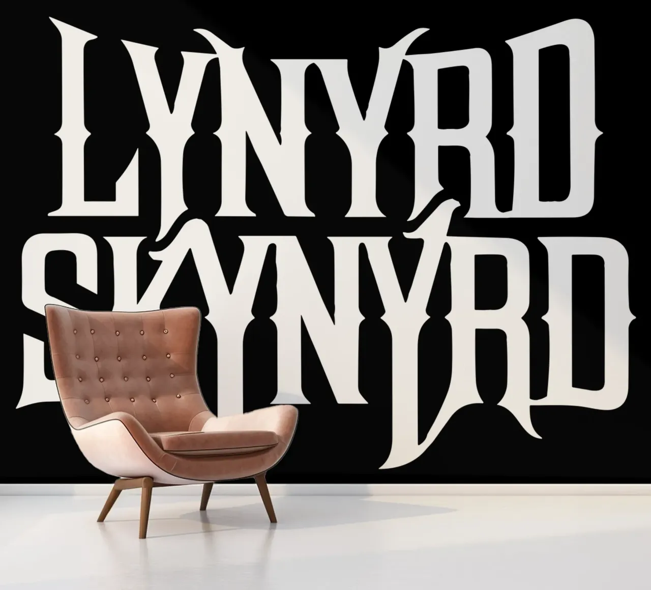 Logotipo de Lynyrd Skynyrd papel para pared de heatherloulin