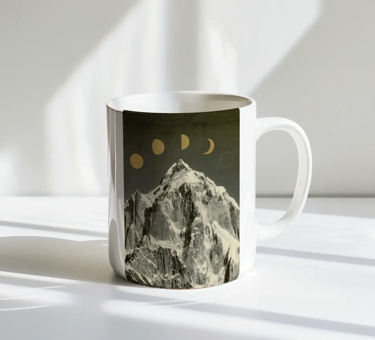 Phases Moon tazza in ceramica da Florent Bodart