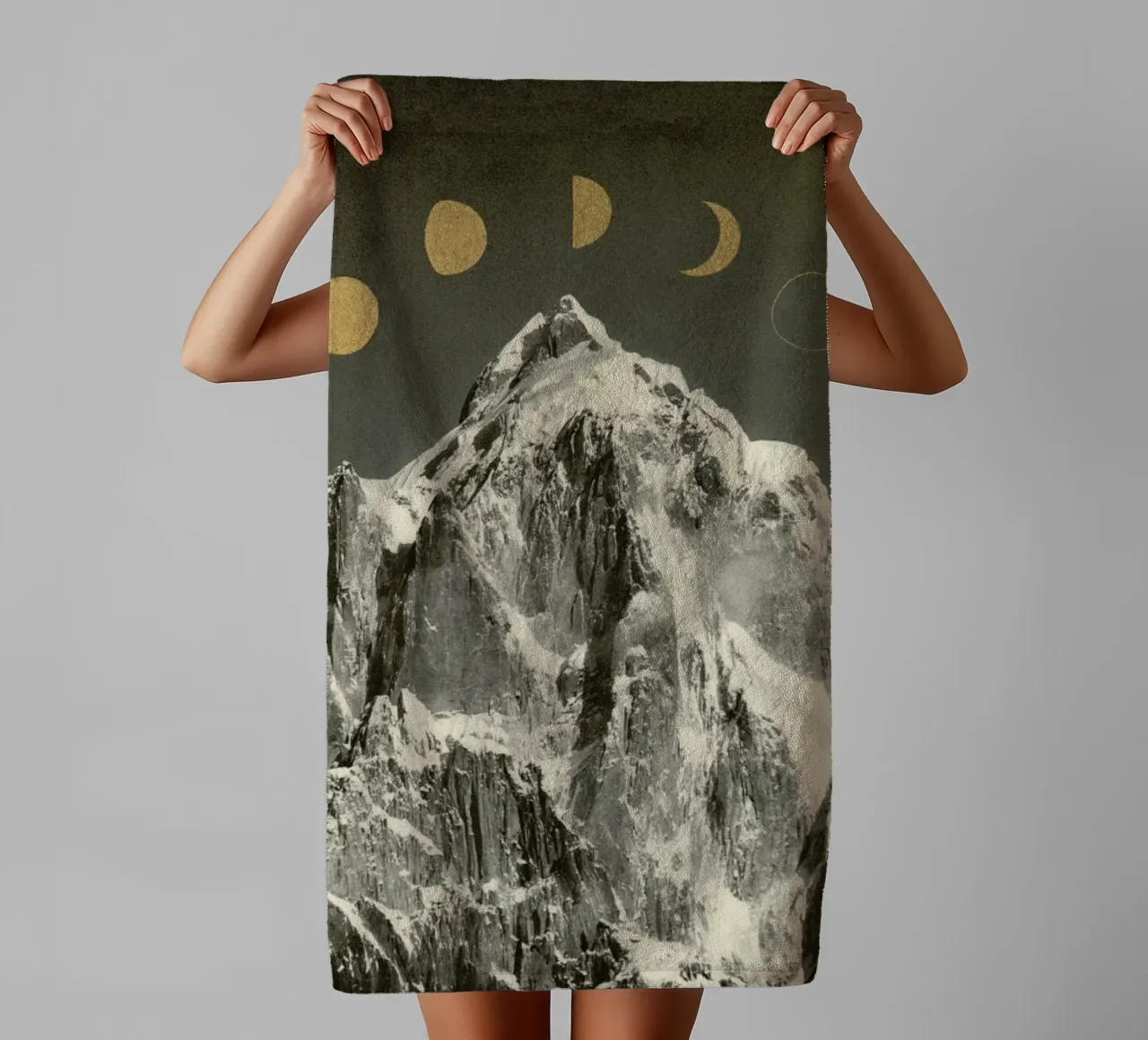 Phases Moon asciugamano da bagno da Florent Bodart