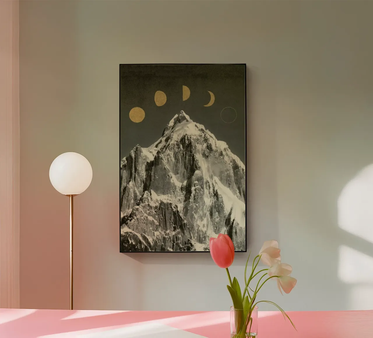 Phases Moon plexiglass da Florent Bodart