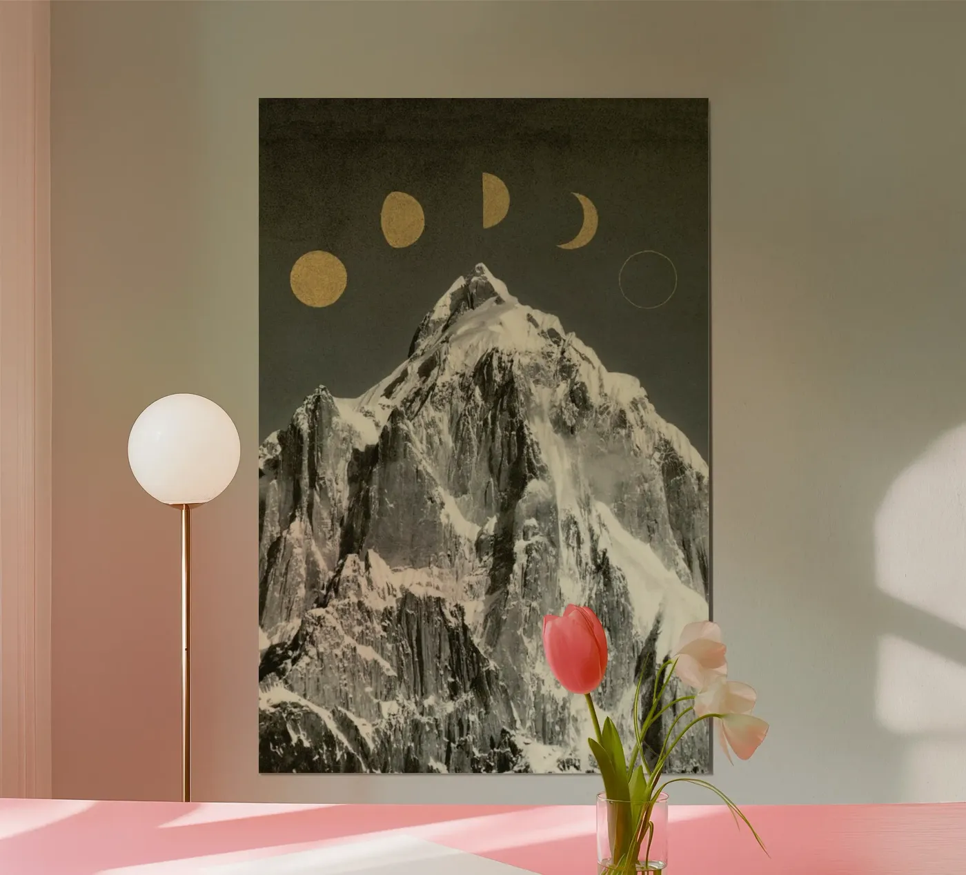 Phases Moon Poster von Florent Bodart