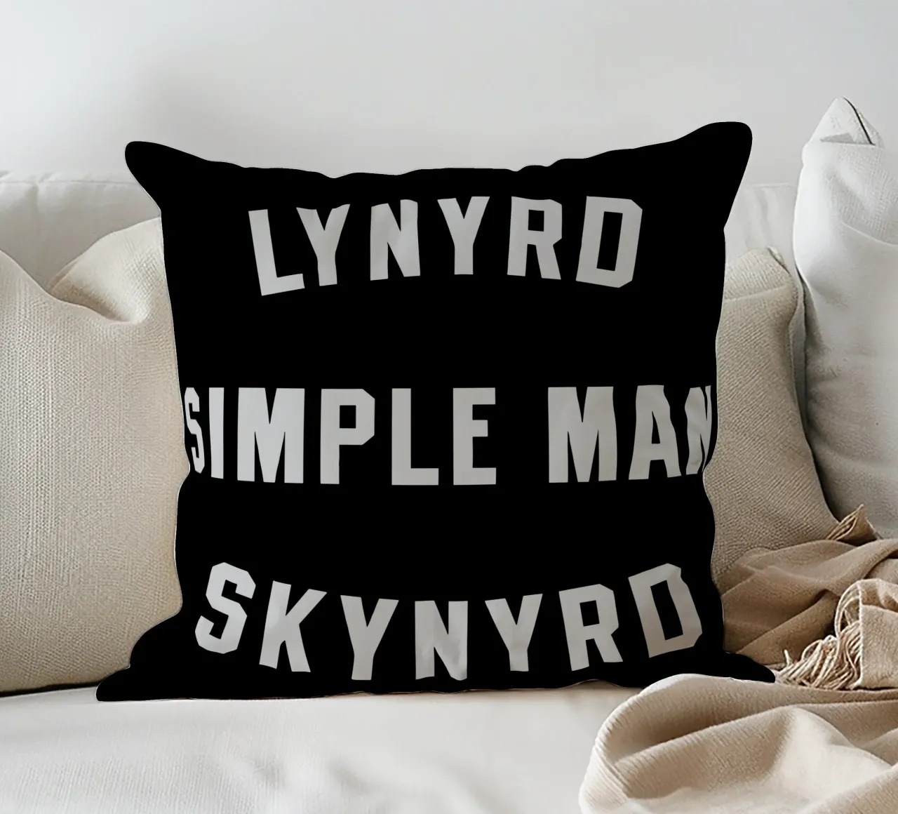 Lynyrd Skynyrd Simple Man cuscino da heatherloulin
