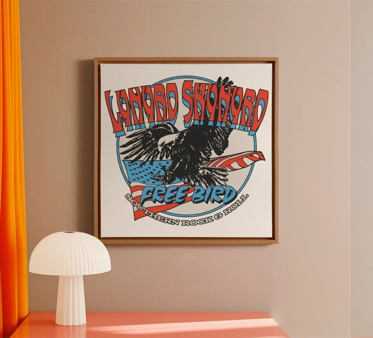 Lynyrd Skynyrd Southern Bird tela con Cornice a cassetta da heatherloulin