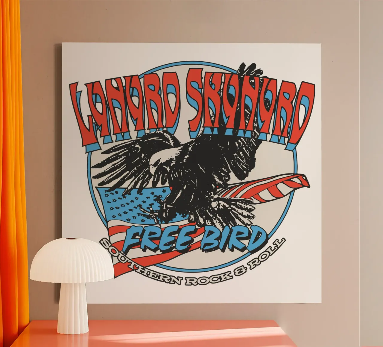 Lynyrd Skynyrd Southern Bird tela con Cornice a cassetta da heatherloulin