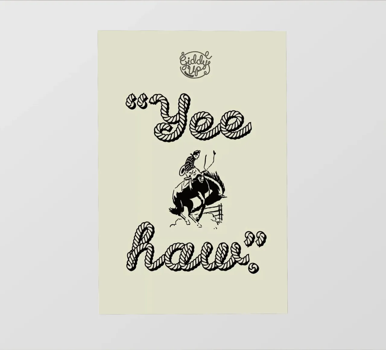 Yee Haw telo in pvc da a Love Supreme