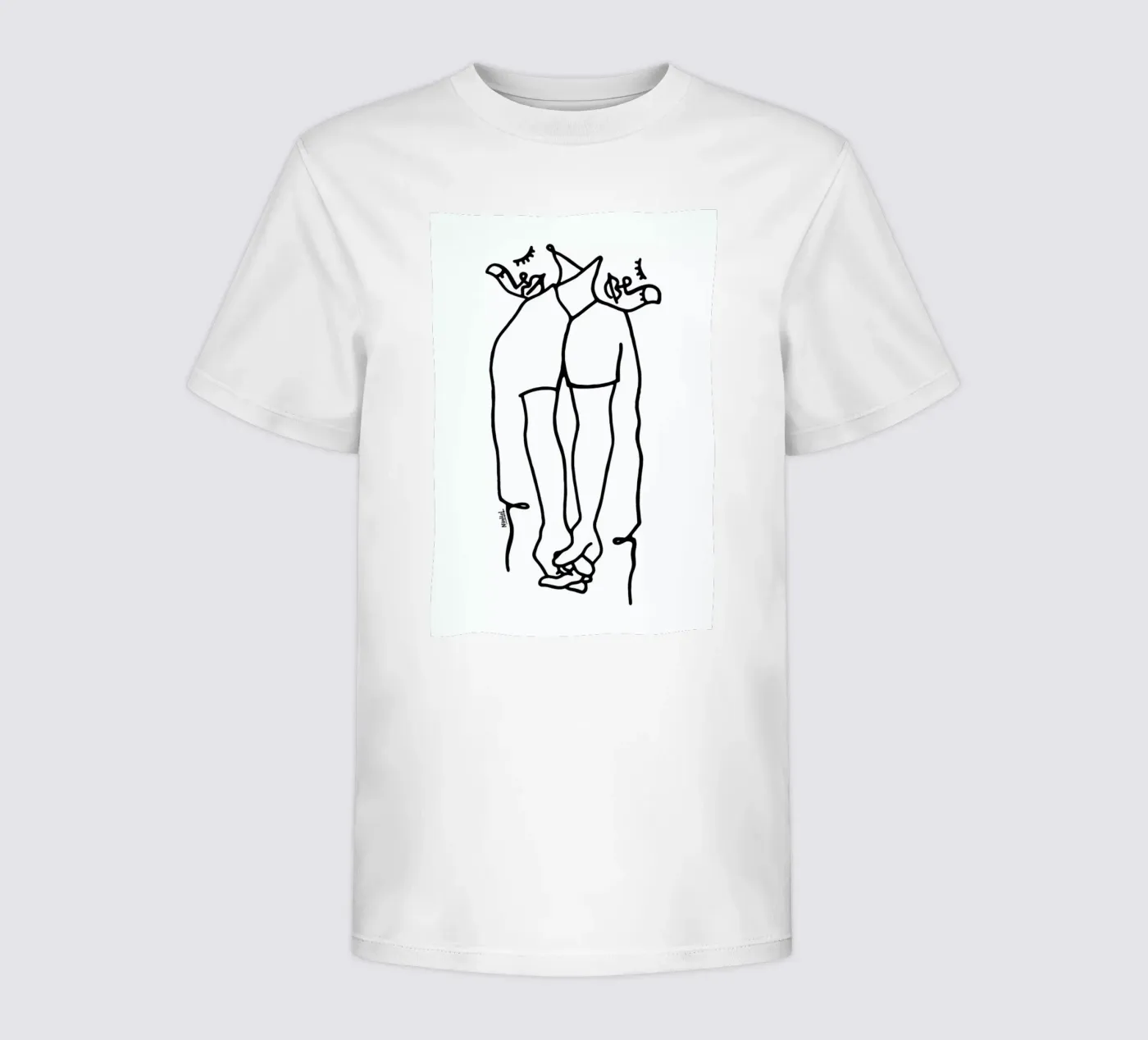 Two Kinder T-Shirt von Ninhol
