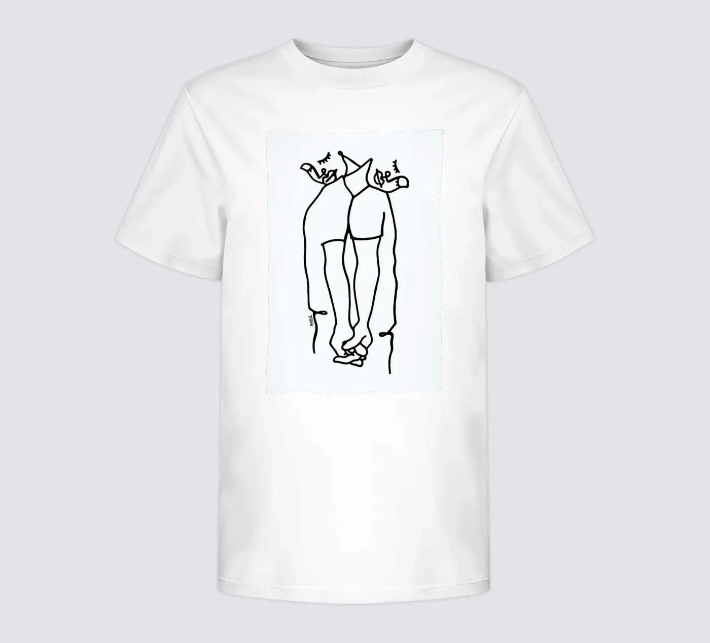 Two Kinder T-Shirt von Ninhol