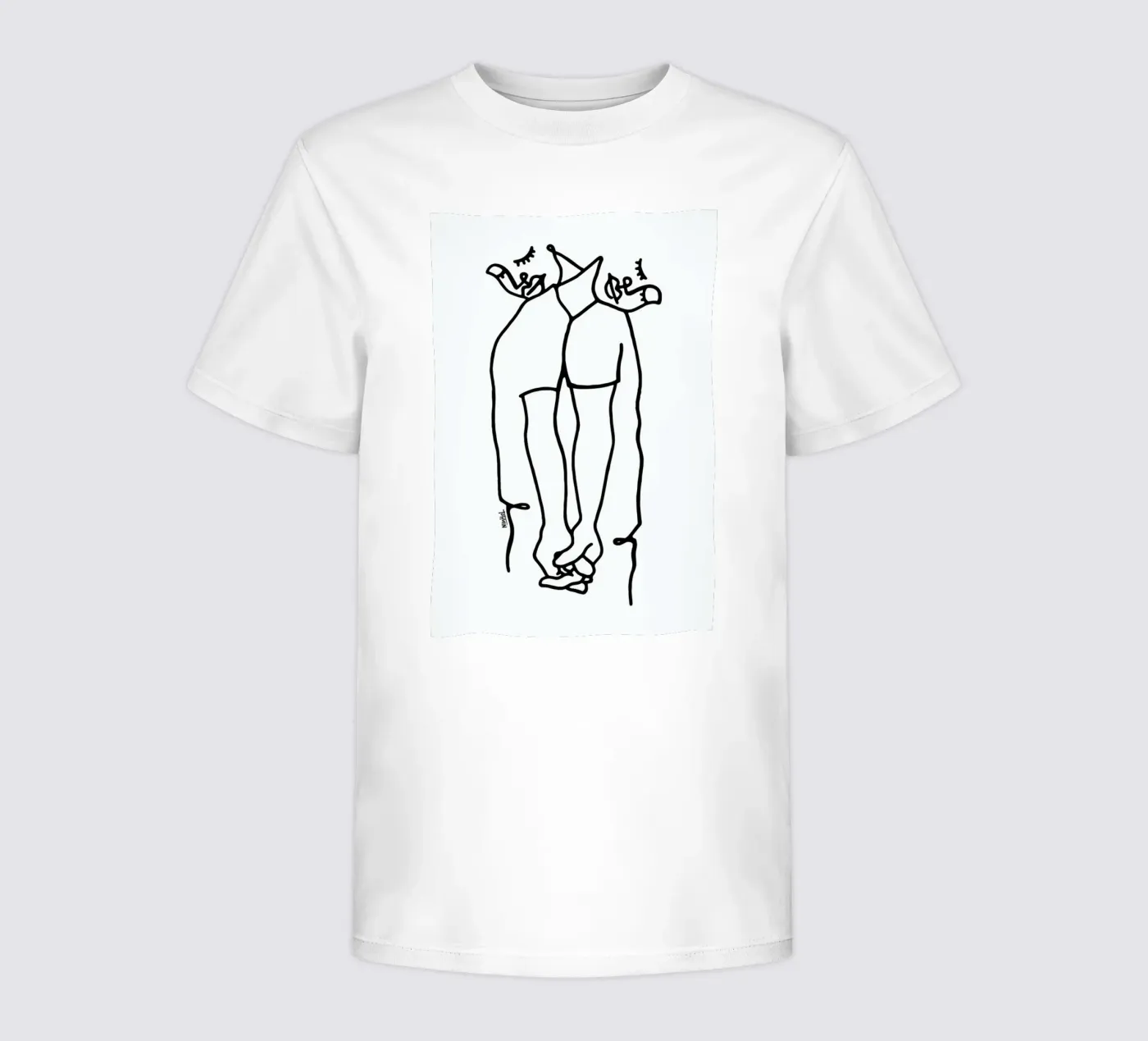 Two kids t-shirt by Ninhol