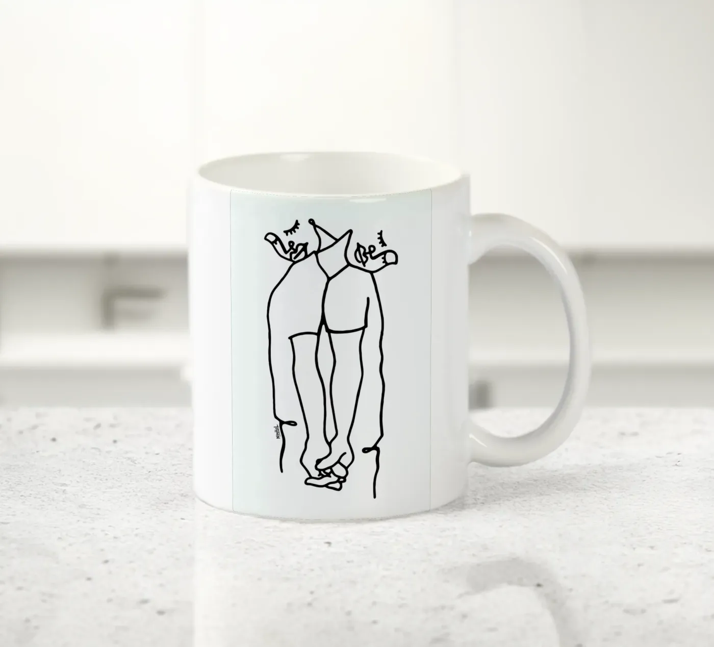 Two ceramic mug by Ninhol