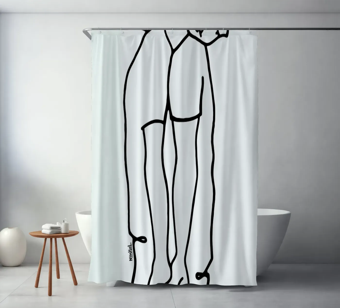 Two Duschvorhang von Ninhol