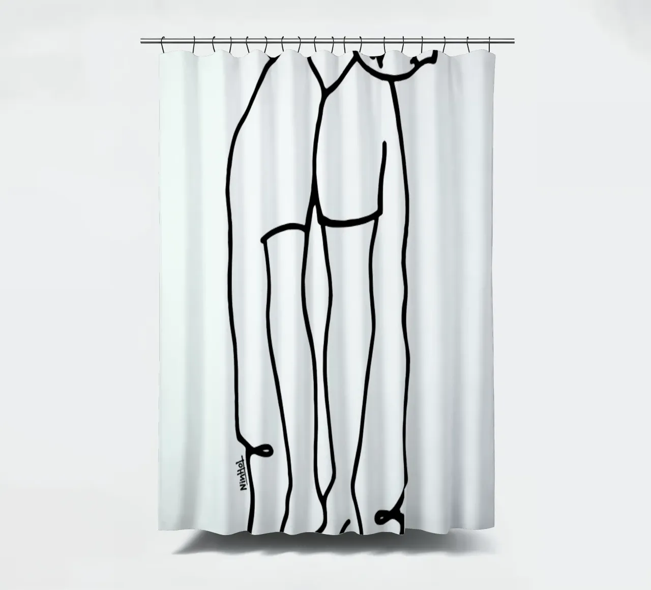 Two douchegordijn van Ninhol