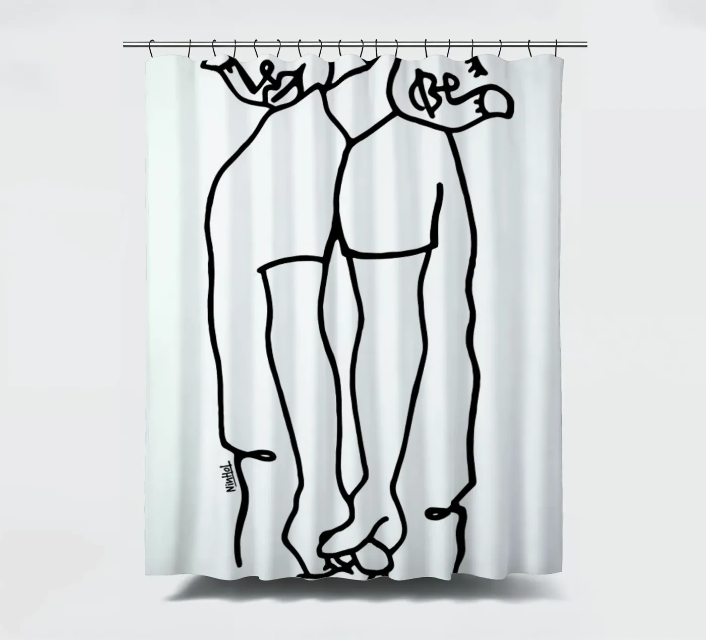 Two Duschvorhang von Ninhol