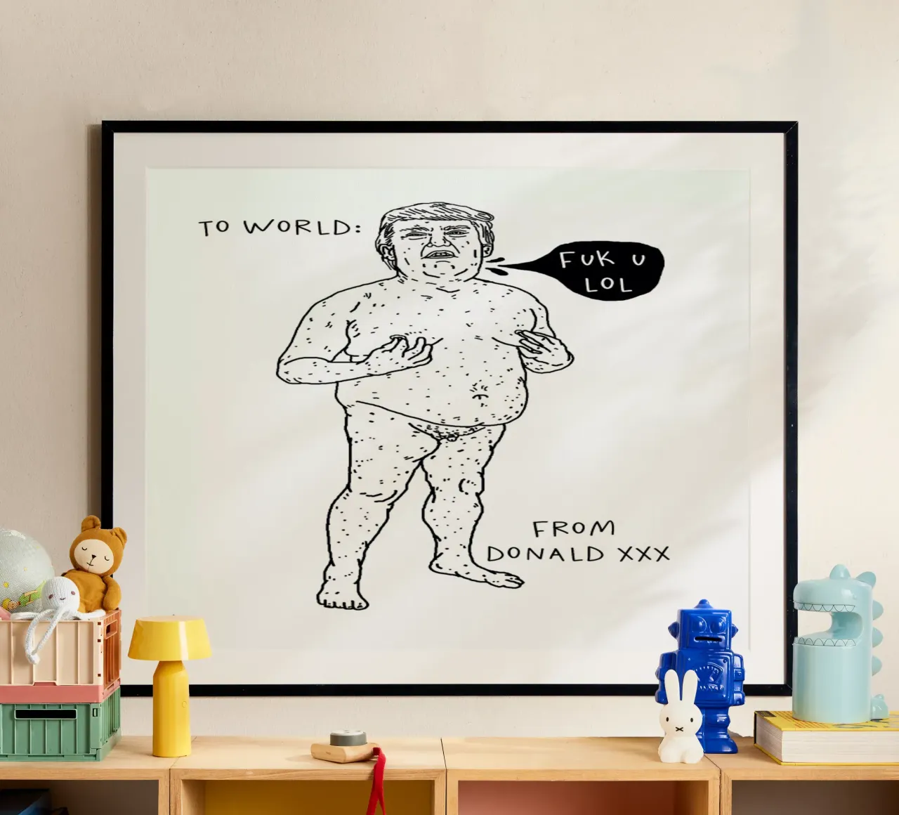 Donnie poster con telaio in alluminio da Nick Cocozza