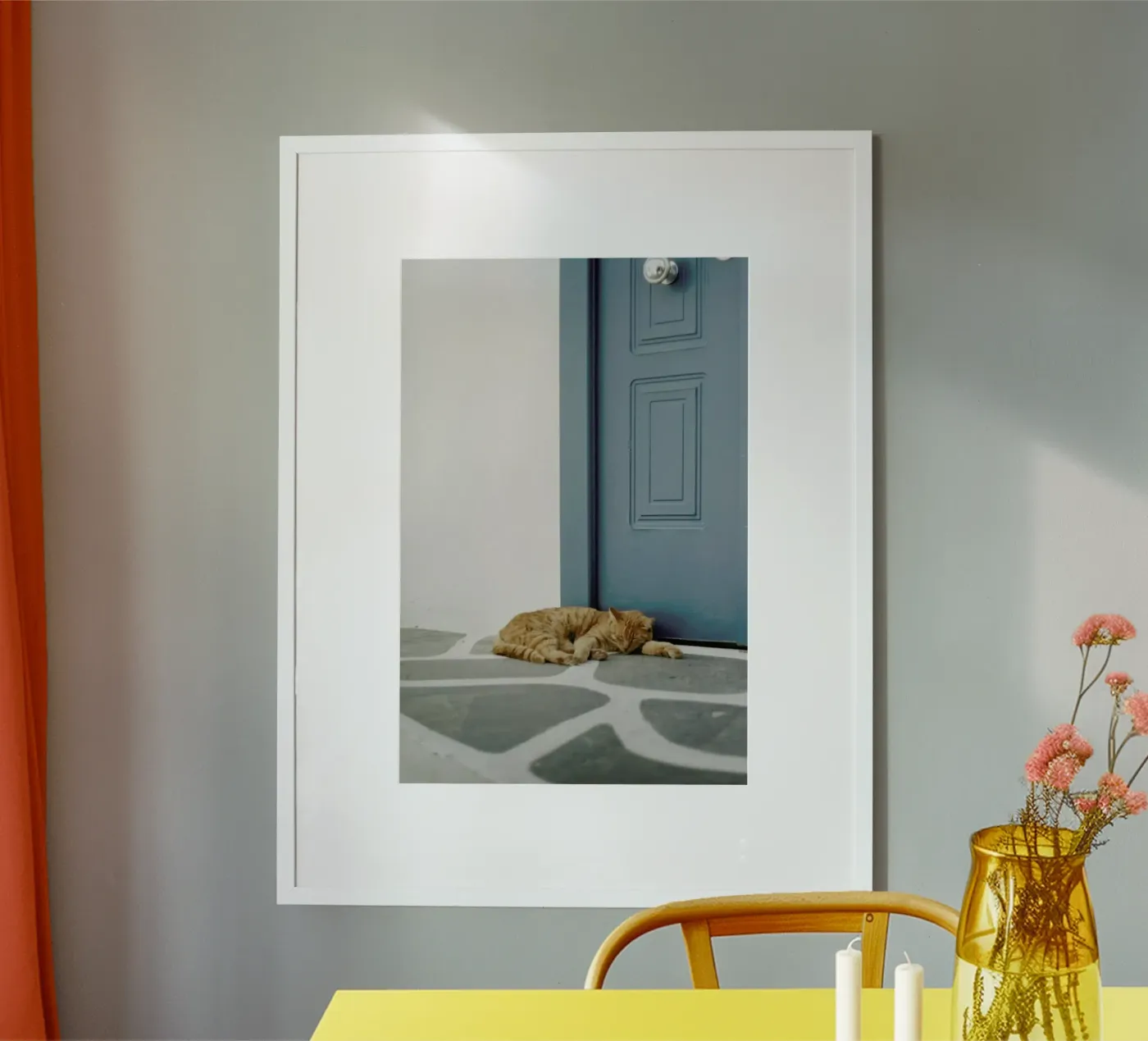 Greece poster van Alexandra Hellweg