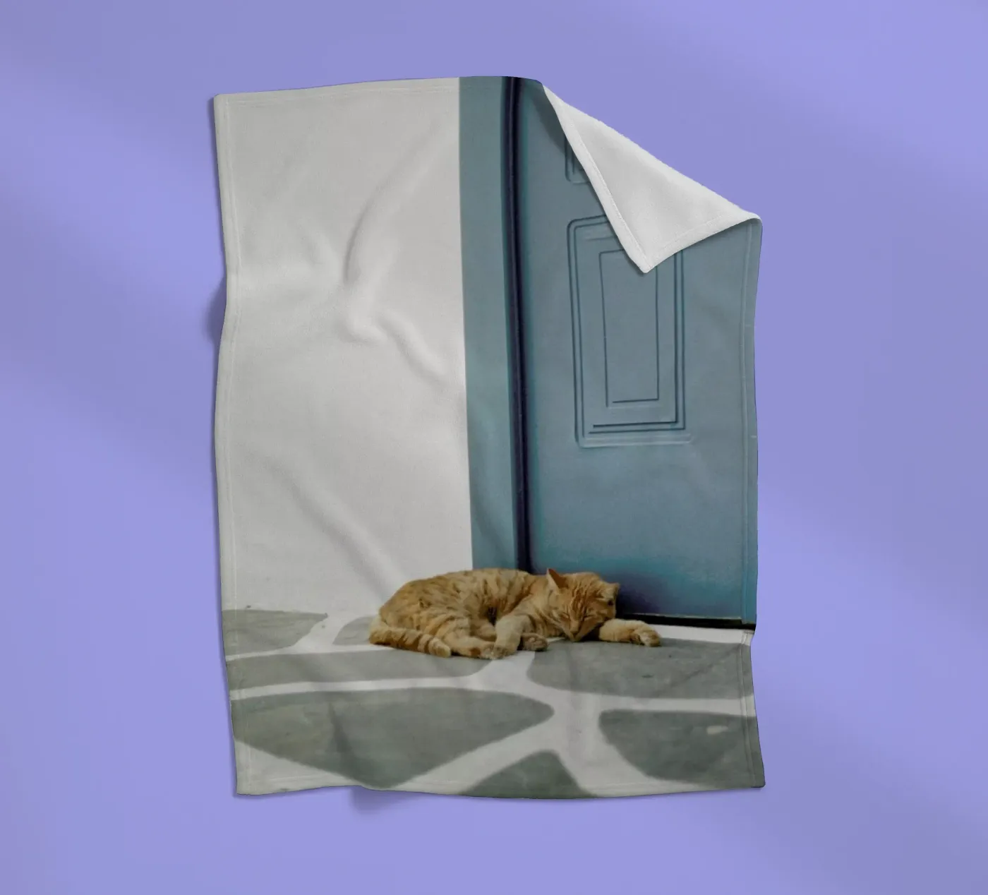 Greece Fleecedecke von Alexandra Hellweg