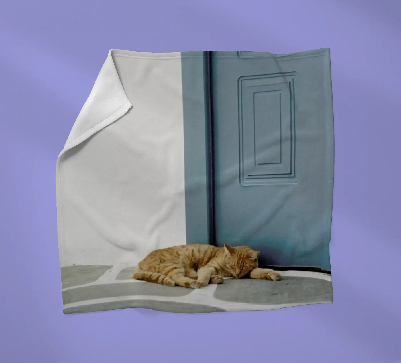 Greece Fleecedecke von Alexandra Hellweg