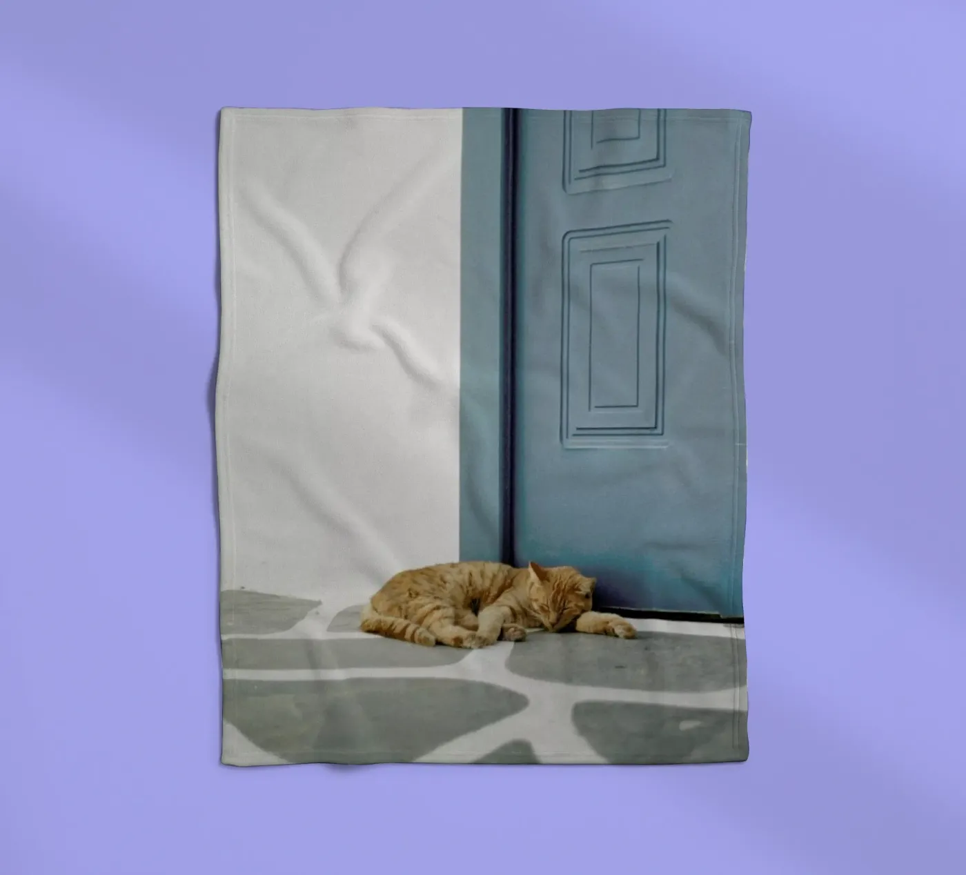 Greece Fleecedecke von Alexandra Hellweg