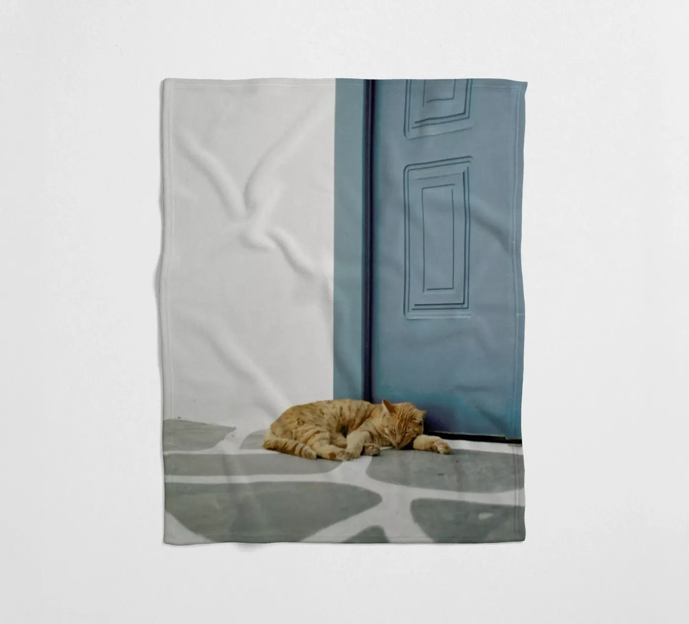 Greece Fleecedecke von Alexandra Hellweg