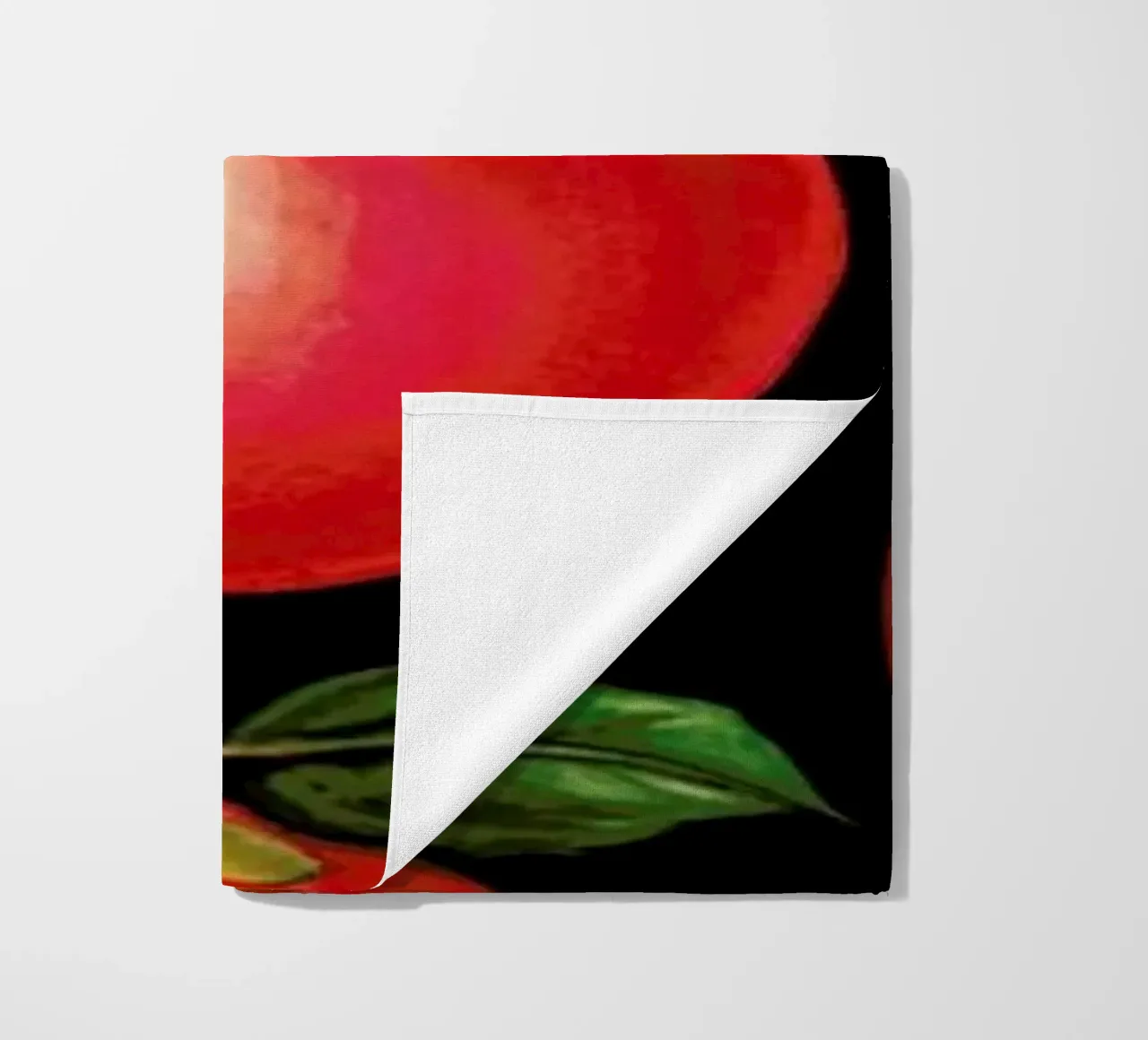 Lunch Patterns Apple Black telo mare da Kelly Gilleran