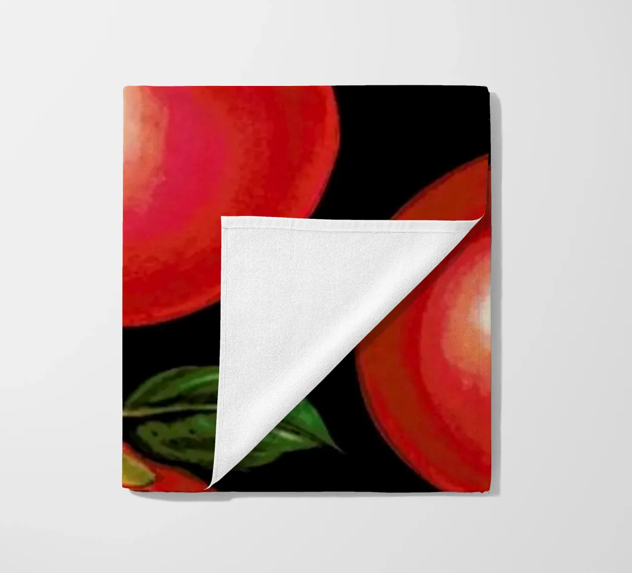 Lunch Patterns Apple Black telo mare da Kelly Gilleran