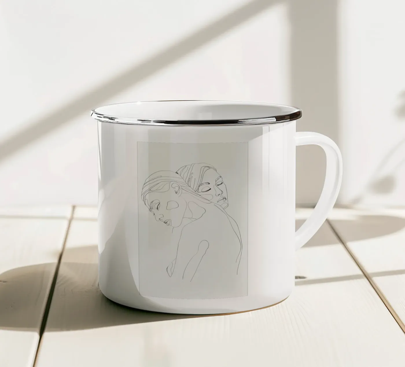Security enamel mug by Nettsch