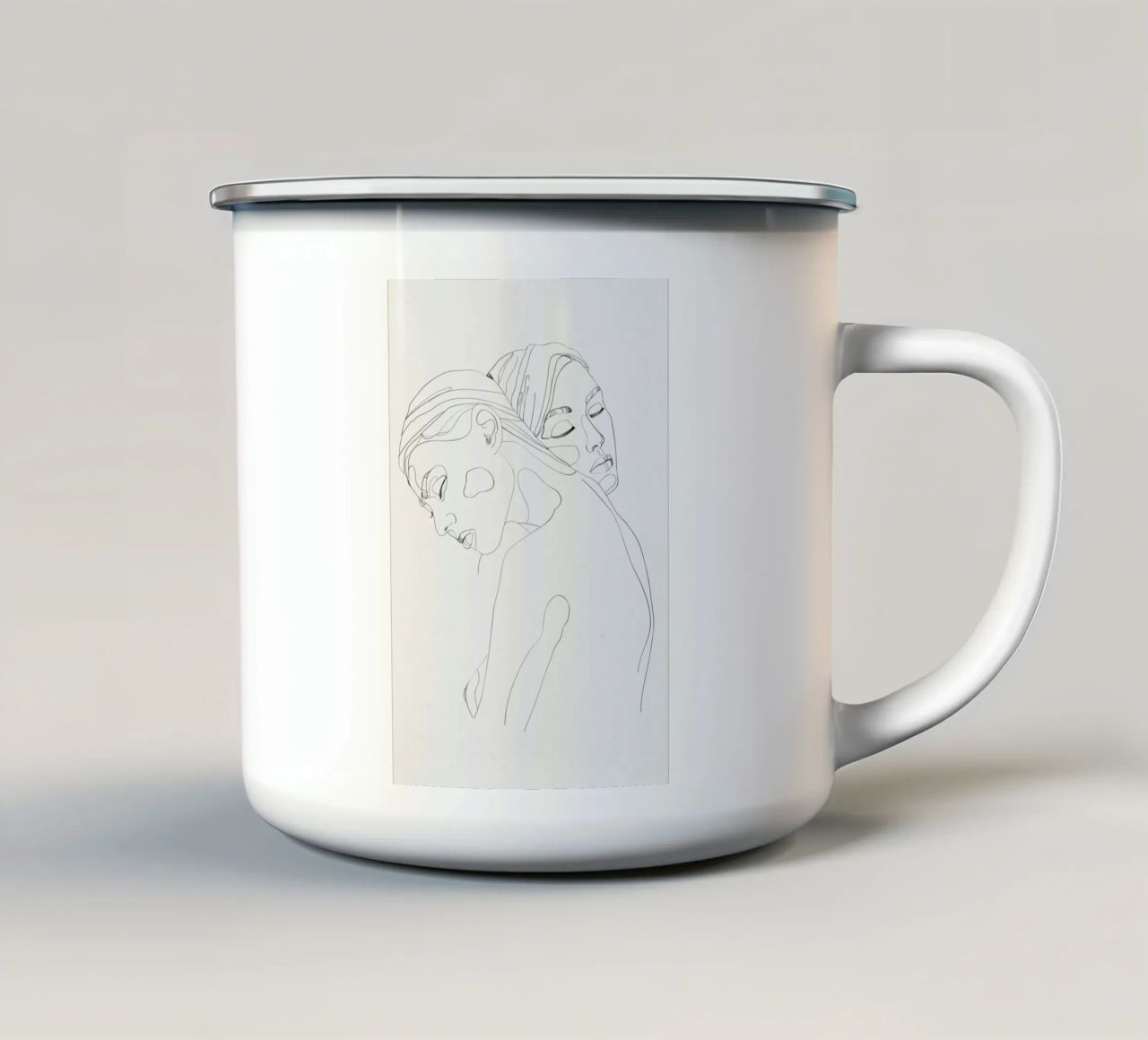 Security tazza in smalto da Nettsch