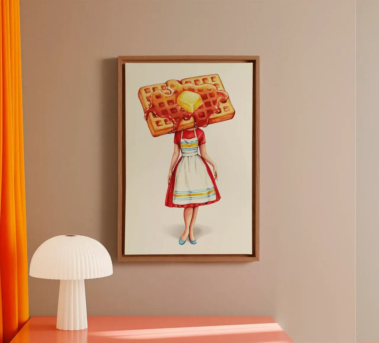 Waffle Housewife tela da Kelly Gilleran