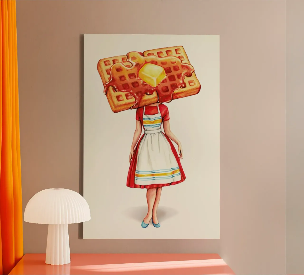 Waffle Housewife tela da Kelly Gilleran