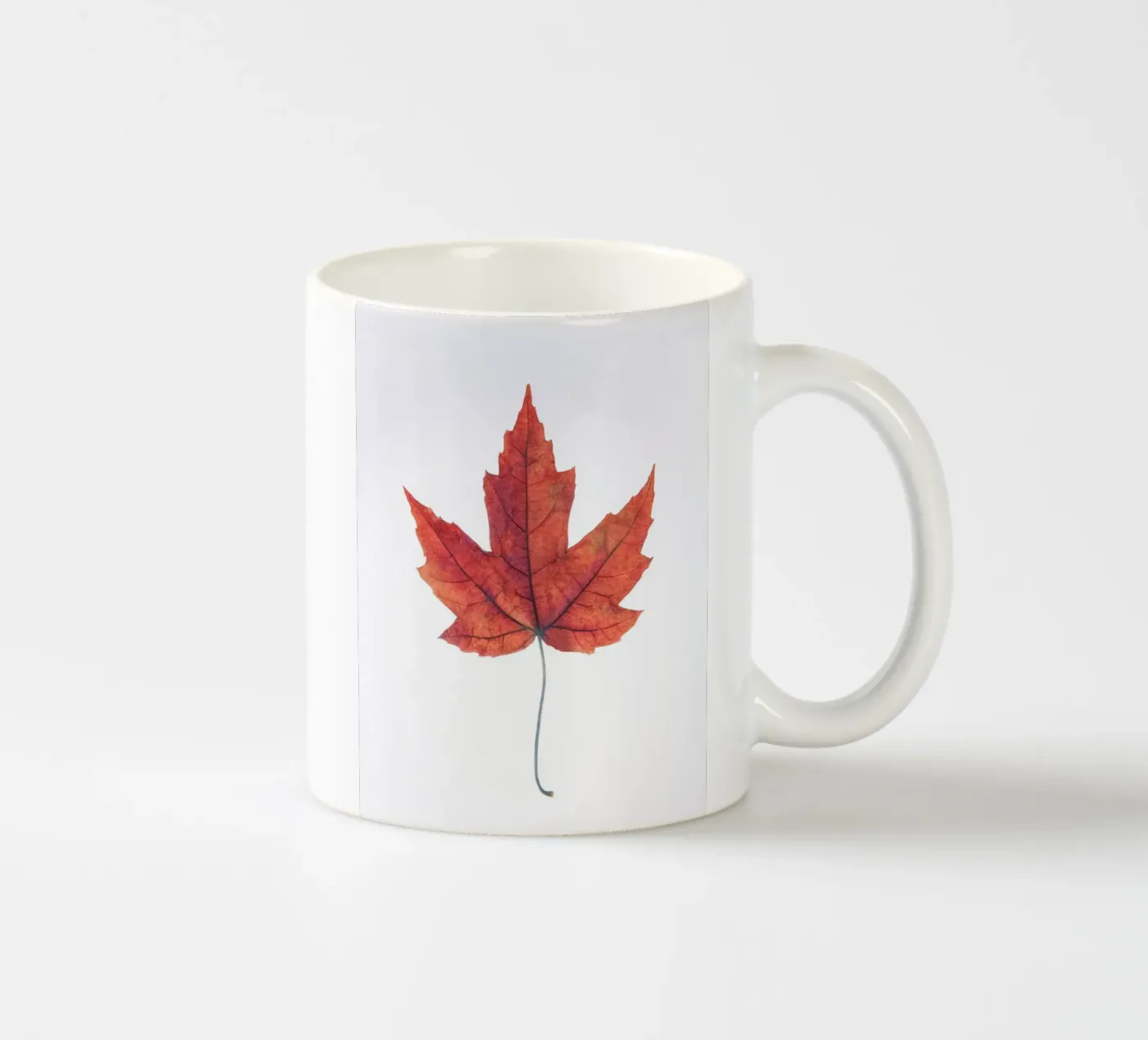 Oak leaf ceramic mug by Teresa André