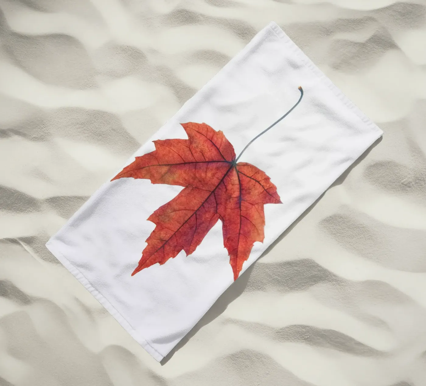 Foglia di quercia telo mare da Teresa André