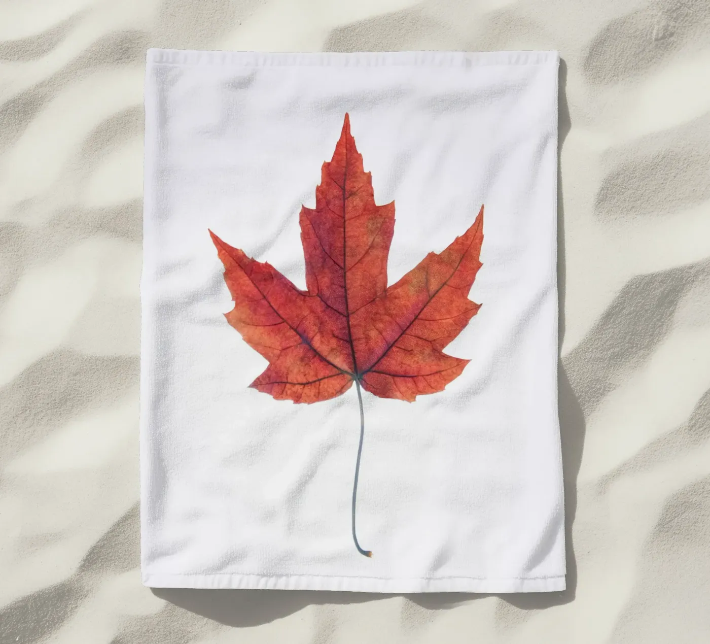 Foglia di quercia telo mare da Teresa André