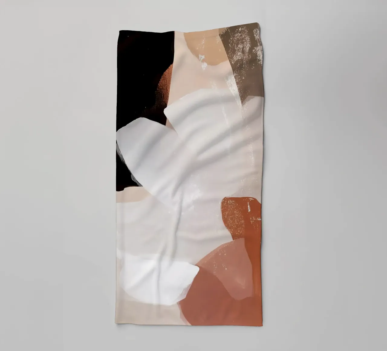 Sfumature astratte della terra asciugamano da bagno da Melloi Art Print