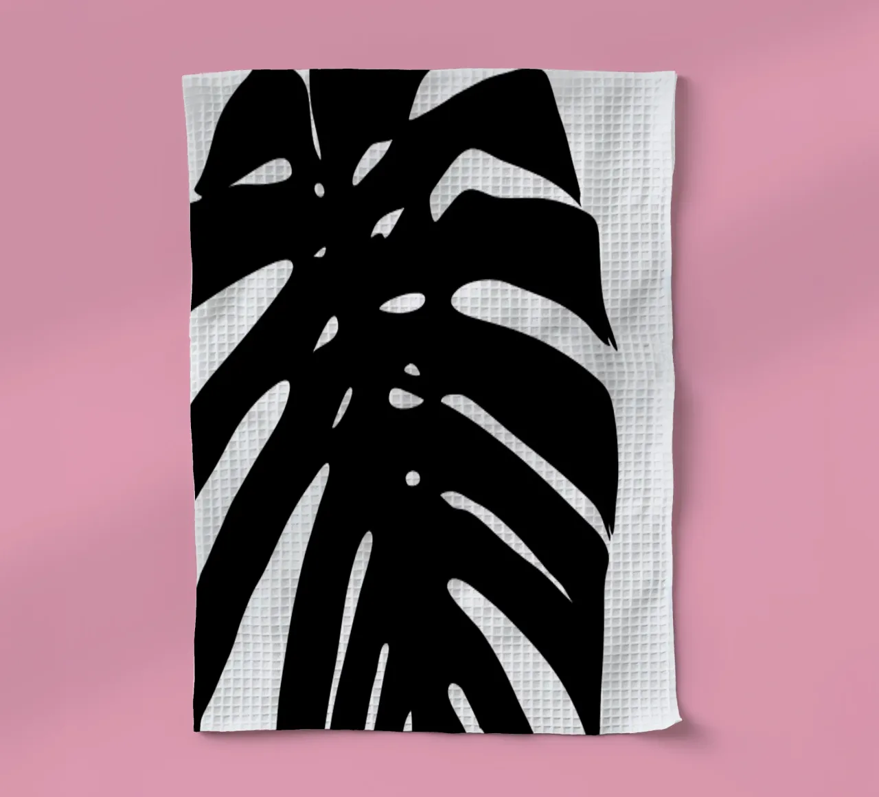 Monstera Leaf tea towel by Oh Darling