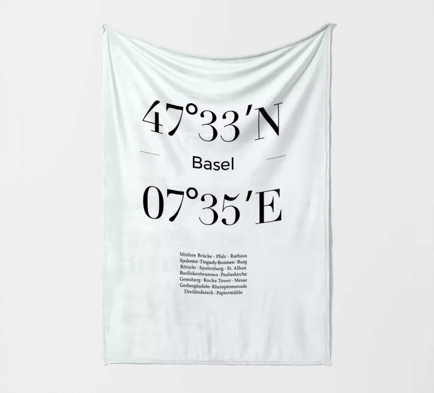 Basel fleecedeken van Studio One