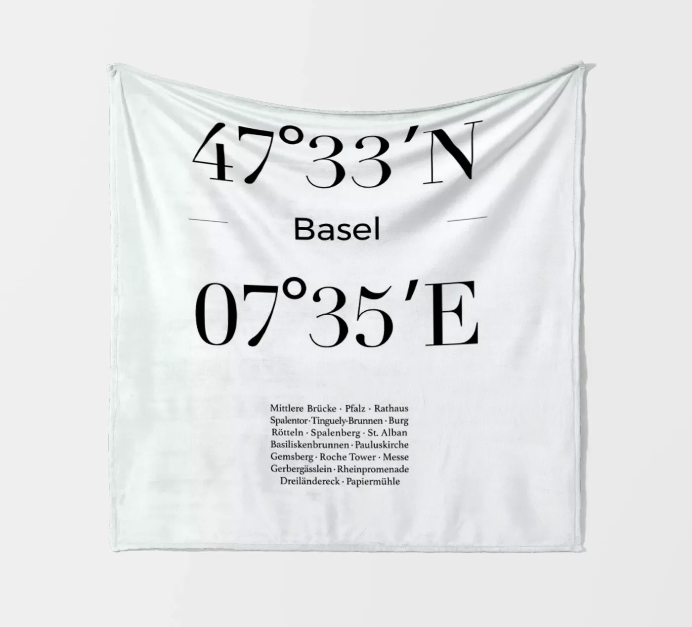 Basel fleecedeken van Studio One