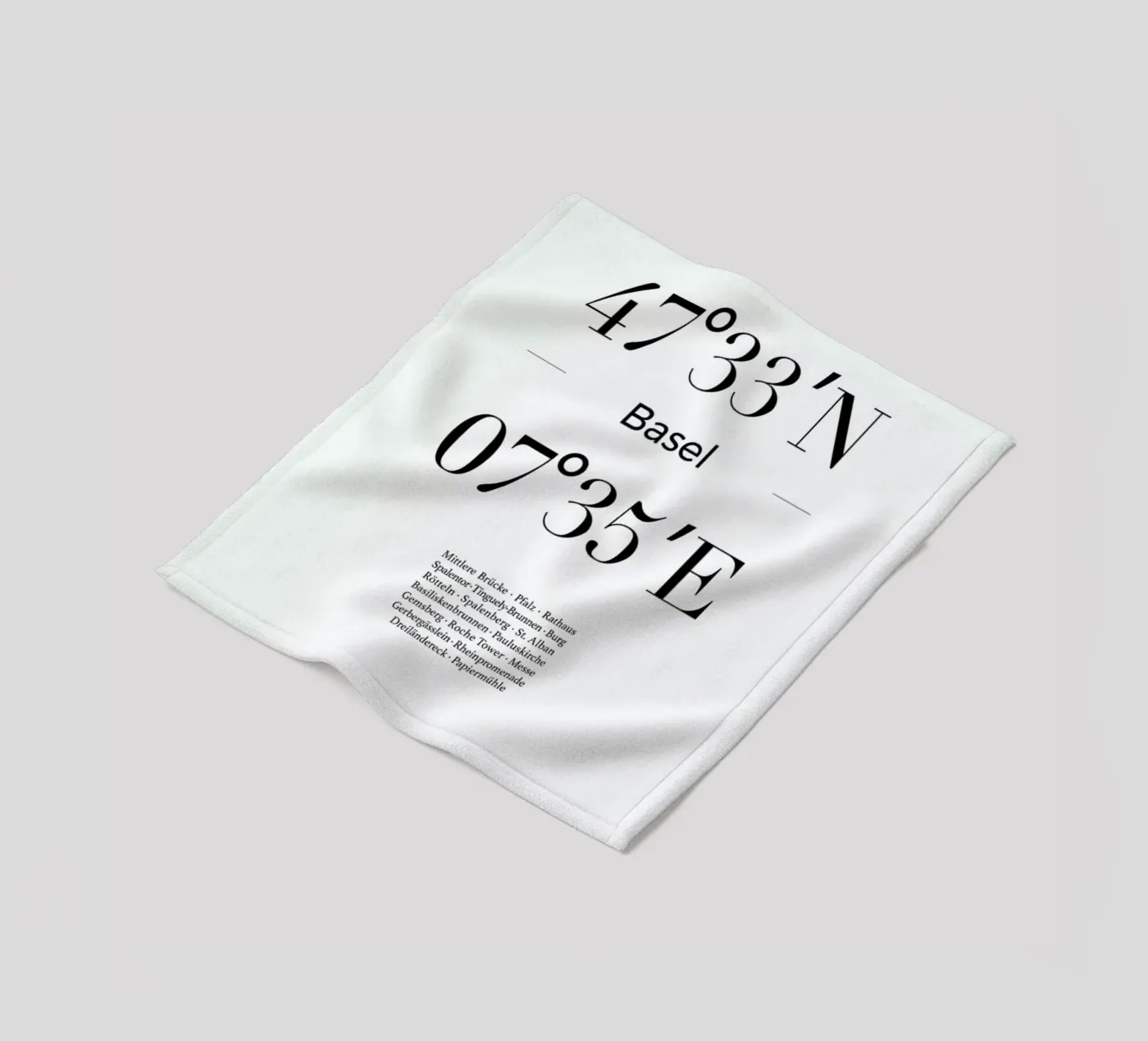 Basel fleecedeken van Studio One