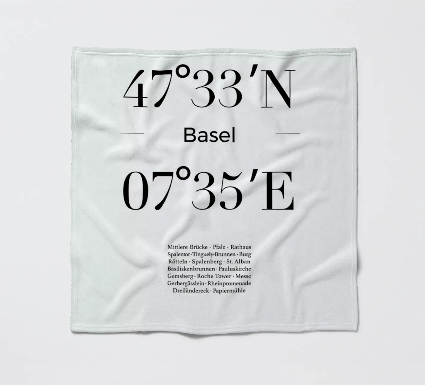 Basel fleecedeken van Studio One