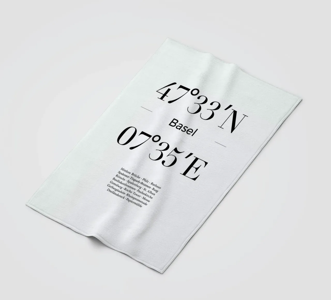 Basel fleece blanket by Studio One