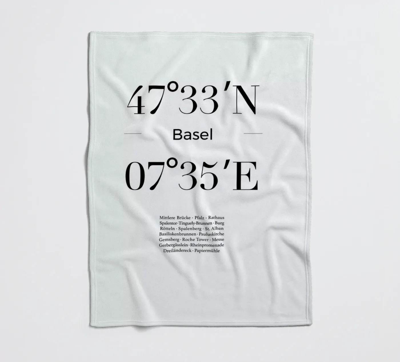 Basel fleecedeken van Studio One