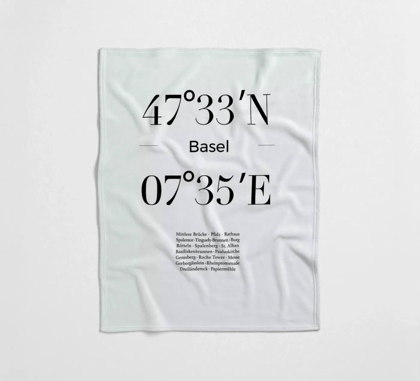 Basel fleecedeken van Studio One