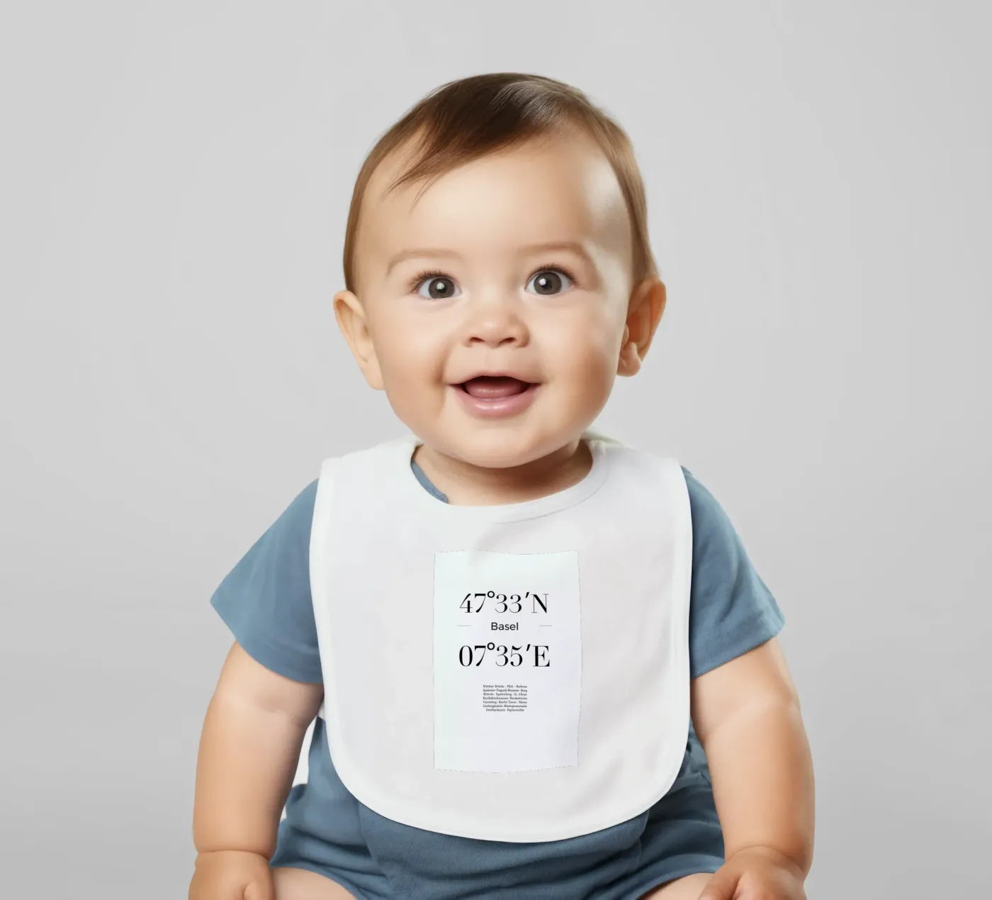 Basel baby slabbetje van Studio One