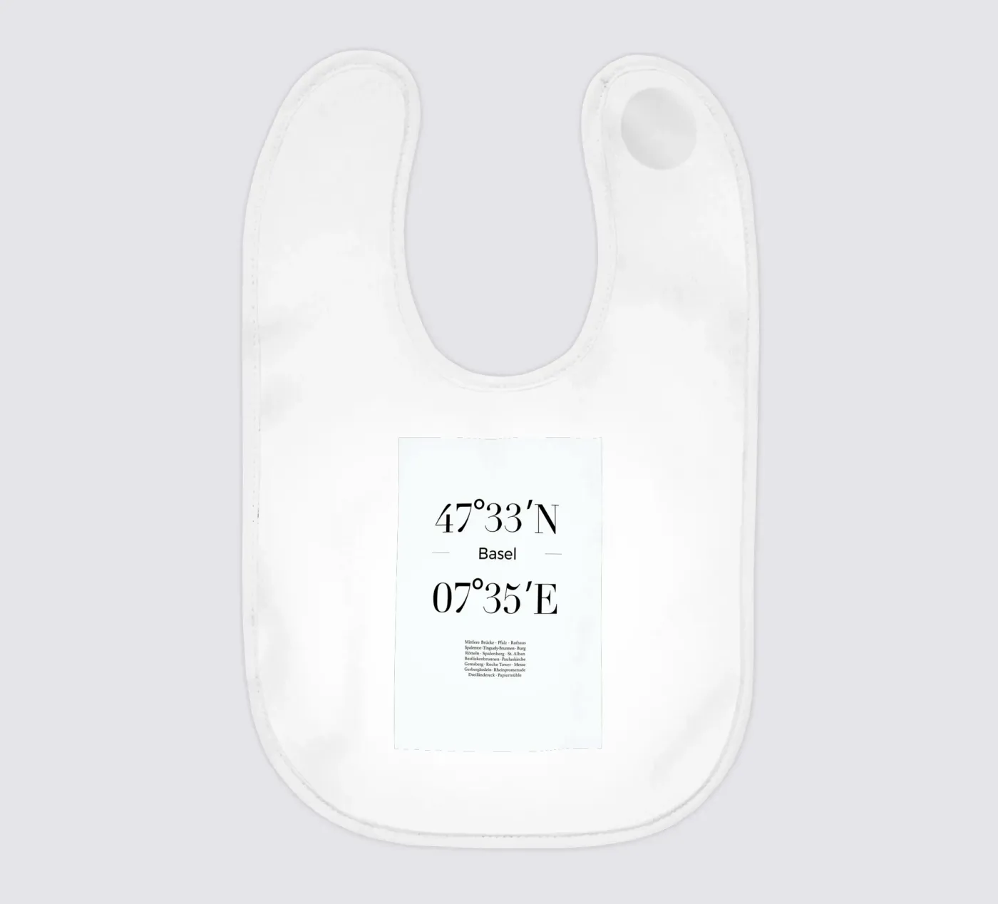 Basel baby bib by Studio One