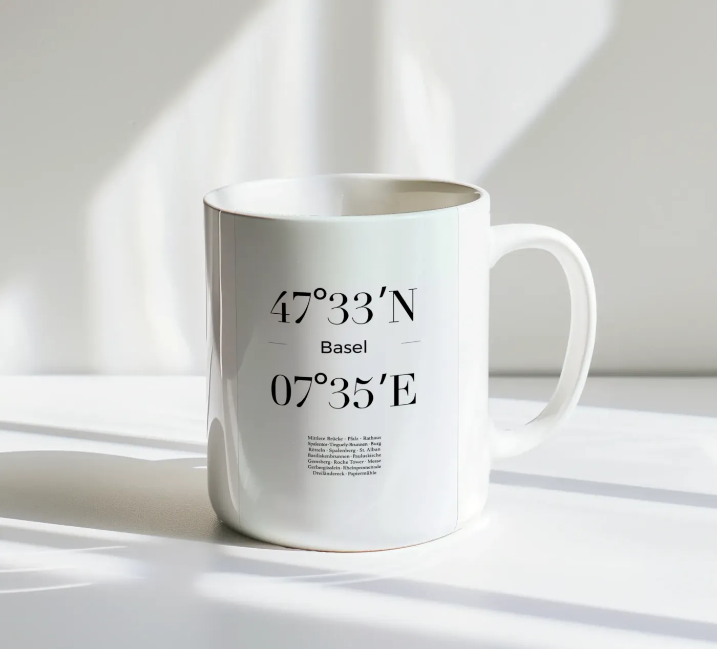Basel ceramic mug by Studio One