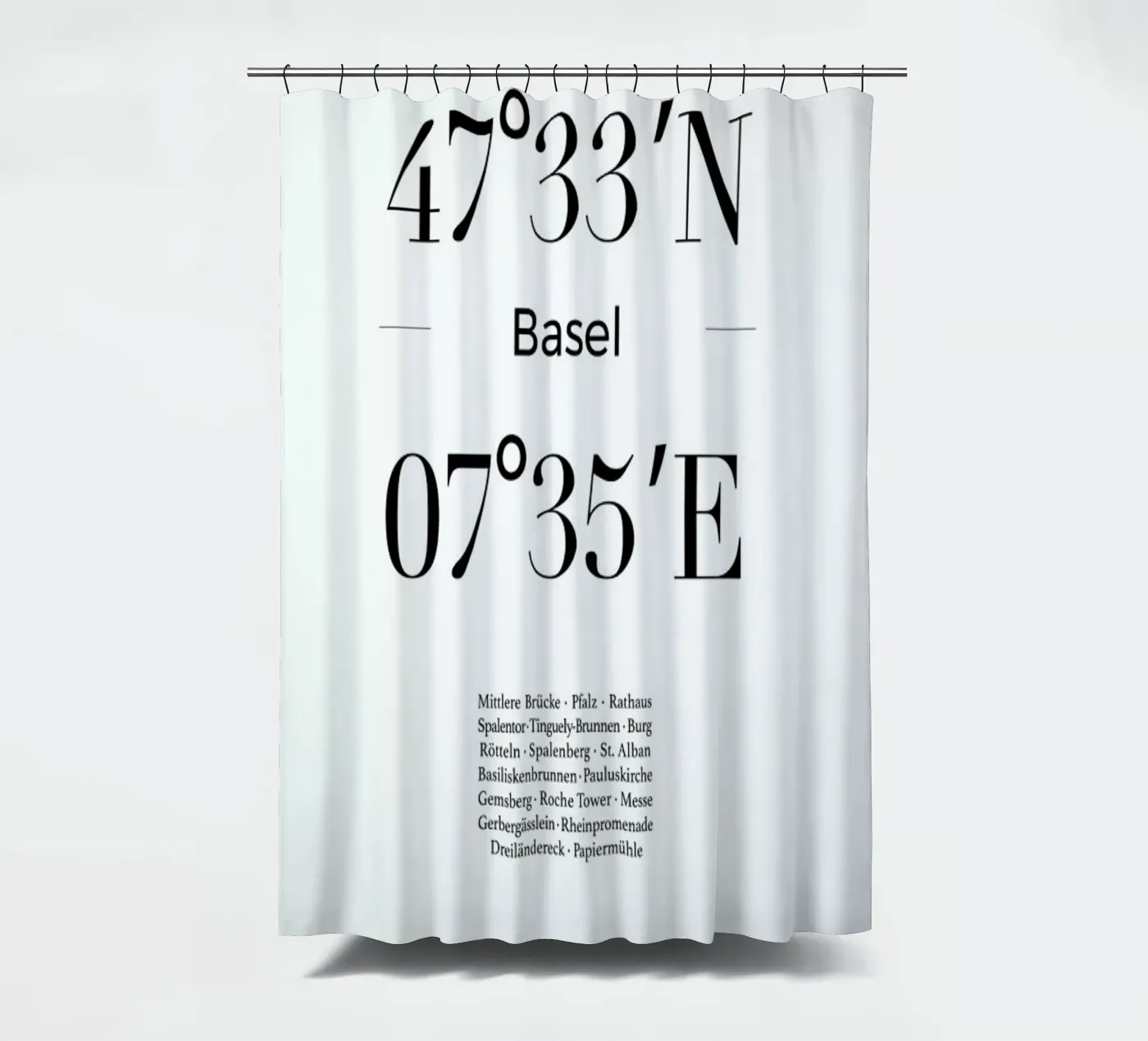 Basel Duschvorhang von Studio One